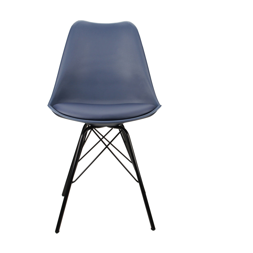 SILLA DE COMEDOR BARTY AZUL